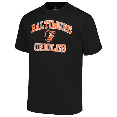 Men's Profile Black Baltimore Orioles Big & Tall Heart & Soul T-Shirt