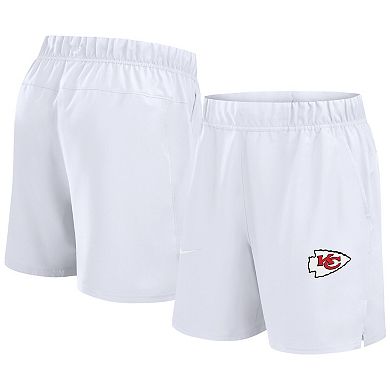 Men's Nike White Kansas City Chiefs Blitz Victory Performance Shorts