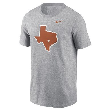 Men's Nike Heather Gray Texas Longhorns Primetime Evergreen Alternate Logo T-Shirt