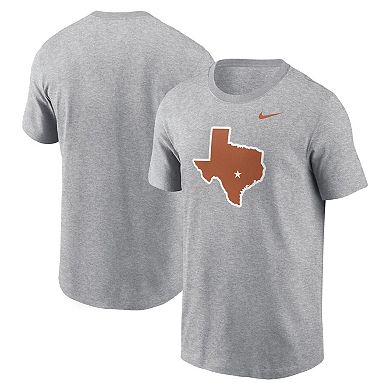 Men's Nike Heather Gray Texas Longhorns Primetime Evergreen Alternate Logo T-Shirt