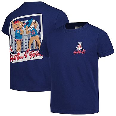 Youth Navy Arizona Wildcats Hyperlocal Comfort Colors T-Shirt