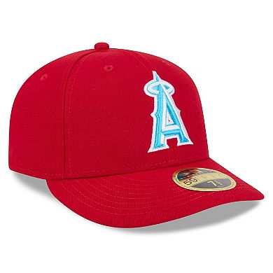 Men's New Era Red Los Angeles Angels 2024 Father's Day Low Profile 59FIFTY Fitted Hat