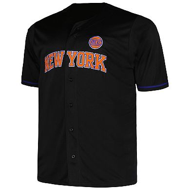 Men's Profile Black New York Knicks Big & Tall Pop Jersey