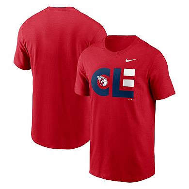 Men's Nike Red Cleveland Guardians Local Home Town T-Shirt