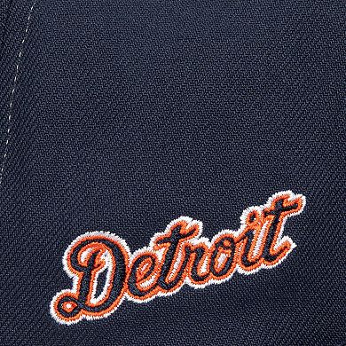 Men's Mitchell & Ness Navy Detroit Tigers Full Frontal Snapback Hat