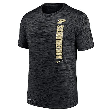 Men's Nike Black Purdue Boilermakers 2024 Sideline Velocity Legend Performance T-Shirt