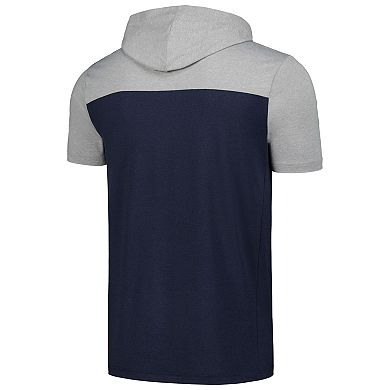 Men's New Era Navy Houston Astros Active Brushed Hoodie T-Shirt