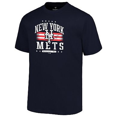 Men's Profile  Navy New York Mets Big & Tall Americana T-Shirt