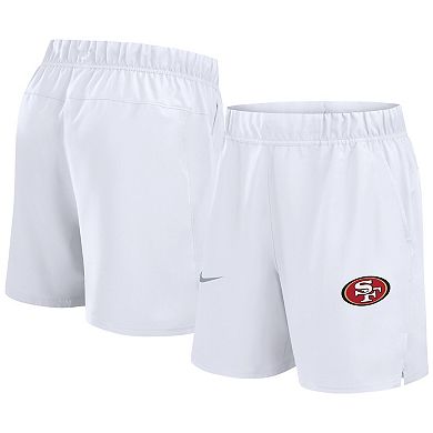 Men's Nike White San Francisco 49ers Blitz Victory Performance Shorts