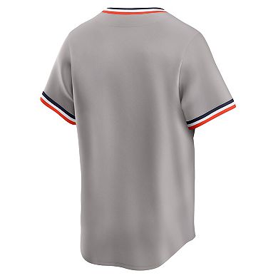 Men's Nike Gray Detroit Tigers Cooperstown Collection Limited Jersey