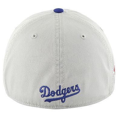 Men's '47 Gray/Royal Los Angeles Dodgers Sure Shot Classic Franchise Fitted Hat