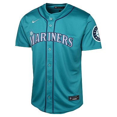 Youth Nike Aqua Seattle Mariners Alternate Limited Jersey