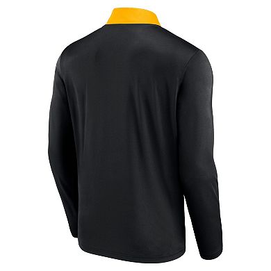 Men's Fanatics Black Pittsburgh Pirates Unstoppable Quarter-Zip Top