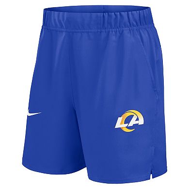 Men's Nike Royal Los Angeles Rams Blitz Victory Performance Shorts