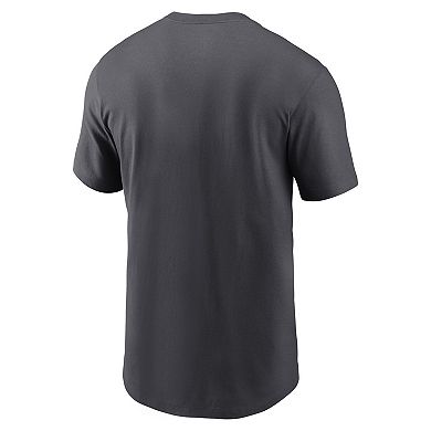 Men's Nike Anthracite Clemson Tigers Primetime Evergreen Alternate Logo T-Shirt