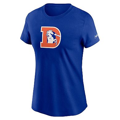 Women's Nike Royal Denver Broncos Primary Logo T-Shirt