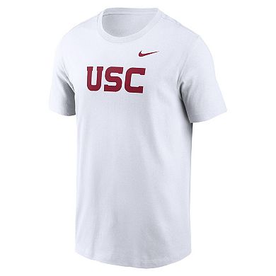 Men's Nike White USC Trojans Primetime Evergreen Wordmark T-Shirt