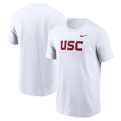 Men's Nike White USC Trojans Primetime Evergreen Wordmark T-Shirt