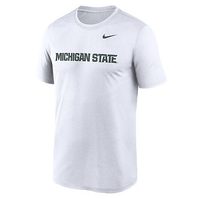 Men's Nike White Michigan State Spartans Primetime Legend Wordmark T-Shirt
