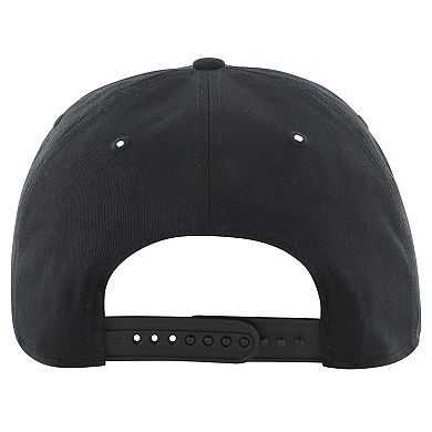 Men's '47 Black Denver Nuggets Core Roscoe Hitch Adjustable Hat