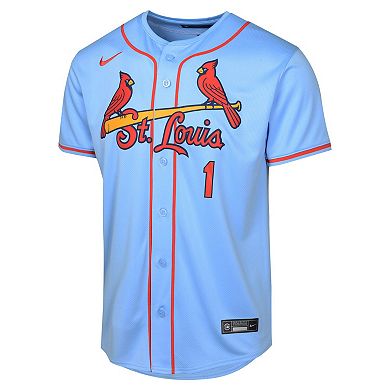 Youth Nike Ozzie Smith Light Blue St. Louis Cardinals Alternate Cooperstown Collection Limited Jersey