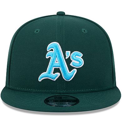 Men's New Era Green Oakland Athletics 2024 Father's Day 9FIFTY Snapback Hat