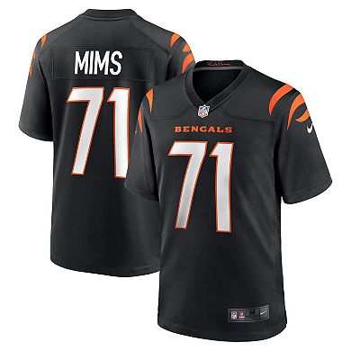 Men's Nike Amarius Mims Black Cincinnati Bengals 2024 NFL Draft First Round Pick Player Game Jersey