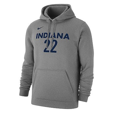 Unisex Nike Caitlin Clark Heather Gray Indiana Fever 2024 WNBA Draft Player Name & Number Pullover Hoodie