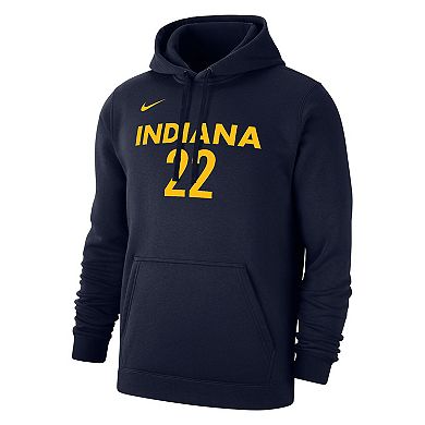Unisex Nike Caitlin Clark Navy Indiana Fever 2024 WNBA Draft Player Name & Number Pullover Hoodie