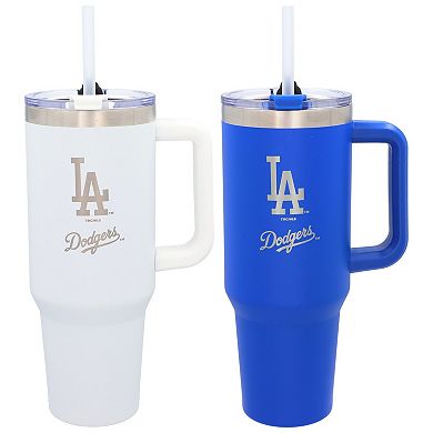 The Memory Company Los Angeles Dodgers 46oz. Home/Away Stainless Steel Colossal Tumbler Two-Pack