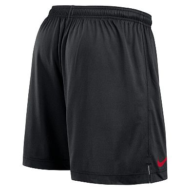 Men's Nike White/Black Georgia Bulldogs Primetime Reversible Performance Shorts