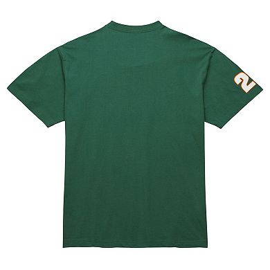 Men's Mitchell & Ness Gary Payton Green Seattle SuperSonics Premium Nickname T-Shirt