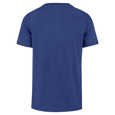 Men's '47 Royal Kansas Jayhawks Double Header Franklin T-Shirt