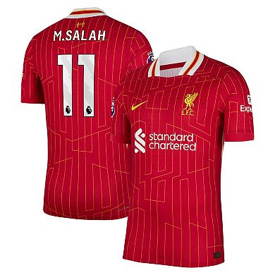 Men's Nike Mohamed Salah Red Liverpool 2024/25 Home Authentic Player Jersey