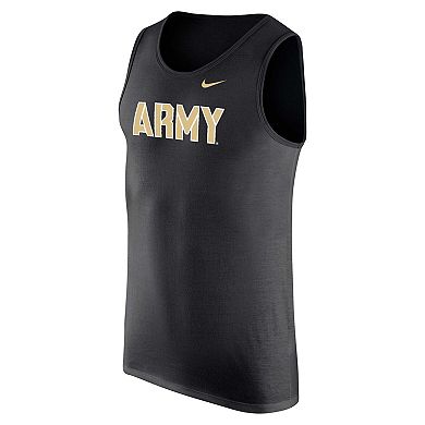 Men's Nike Black Army Black Knights Tank Top
