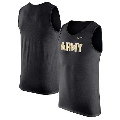 Men's Nike Black Army Black Knights Tank Top