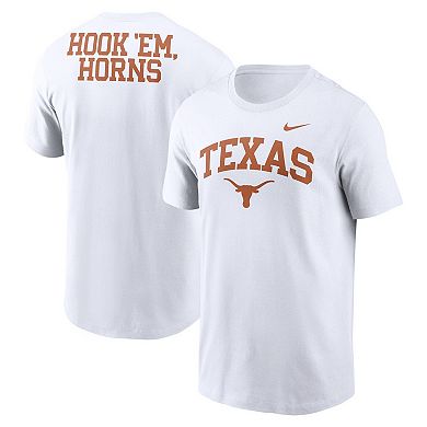 Men's Nike White Texas Longhorns Blitz 2-Hit T-Shirt