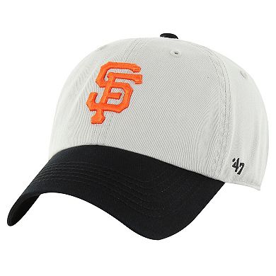 Men's '47 Gray/Black San Francisco Giants Sure Shot Classic Franchise Fitted Hat