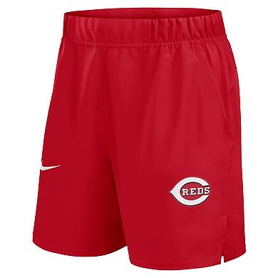 Men's Nike Red Cincinnati Reds Woven Victory Performance Shorts