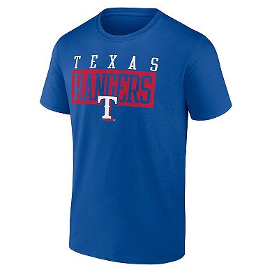 Men's Fanatics Royal Texas Rangers Hard To Beat T-Shirt