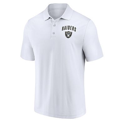 Men's Fanatics Las Vegas Raiders Lockup Two-Pack Polo Set