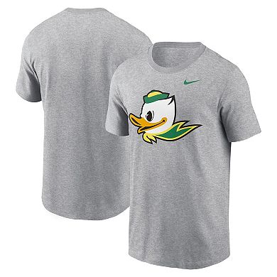 Men's Nike Heather Gray Oregon Ducks Primetime Evergreen Alternate Logo T-Shirt