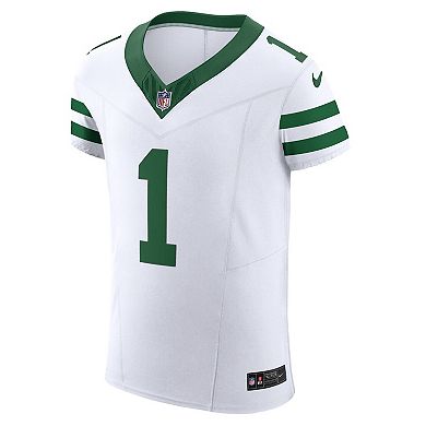 Men's Nike Ahmad Sauce Gardner White New York Jets Alternate Vapor F.U.S.E. Elite Jersey