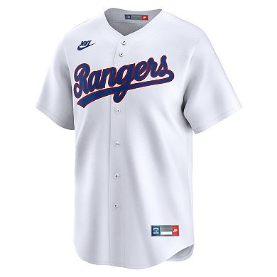 Men's Nike White Texas Rangers Cooperstown Collection Limited Jersey