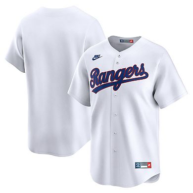 Men's Nike White Texas Rangers Cooperstown Collection Limited Jersey