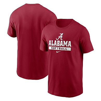 Men's Nike Crimson Alabama Crimson Tide Softball T-Shirt