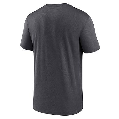 Men's Nike Anthracite Clemson Tigers Primetime Legend Logo T-Shirt