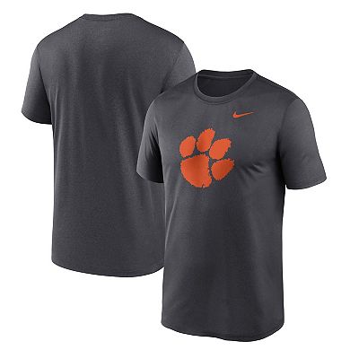 Men's Nike Anthracite Clemson Tigers Primetime Legend Logo T-Shirt