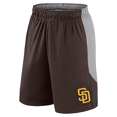 Men's Fanatics Brown/Gray San Diego Padres Go Hard Shorts