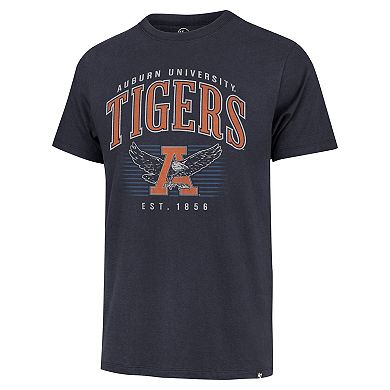 Men's '47 Navy Auburn Tigers Double Header Franklin T-Shirt